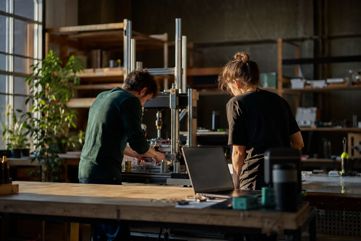 Illustrative engineering workspace